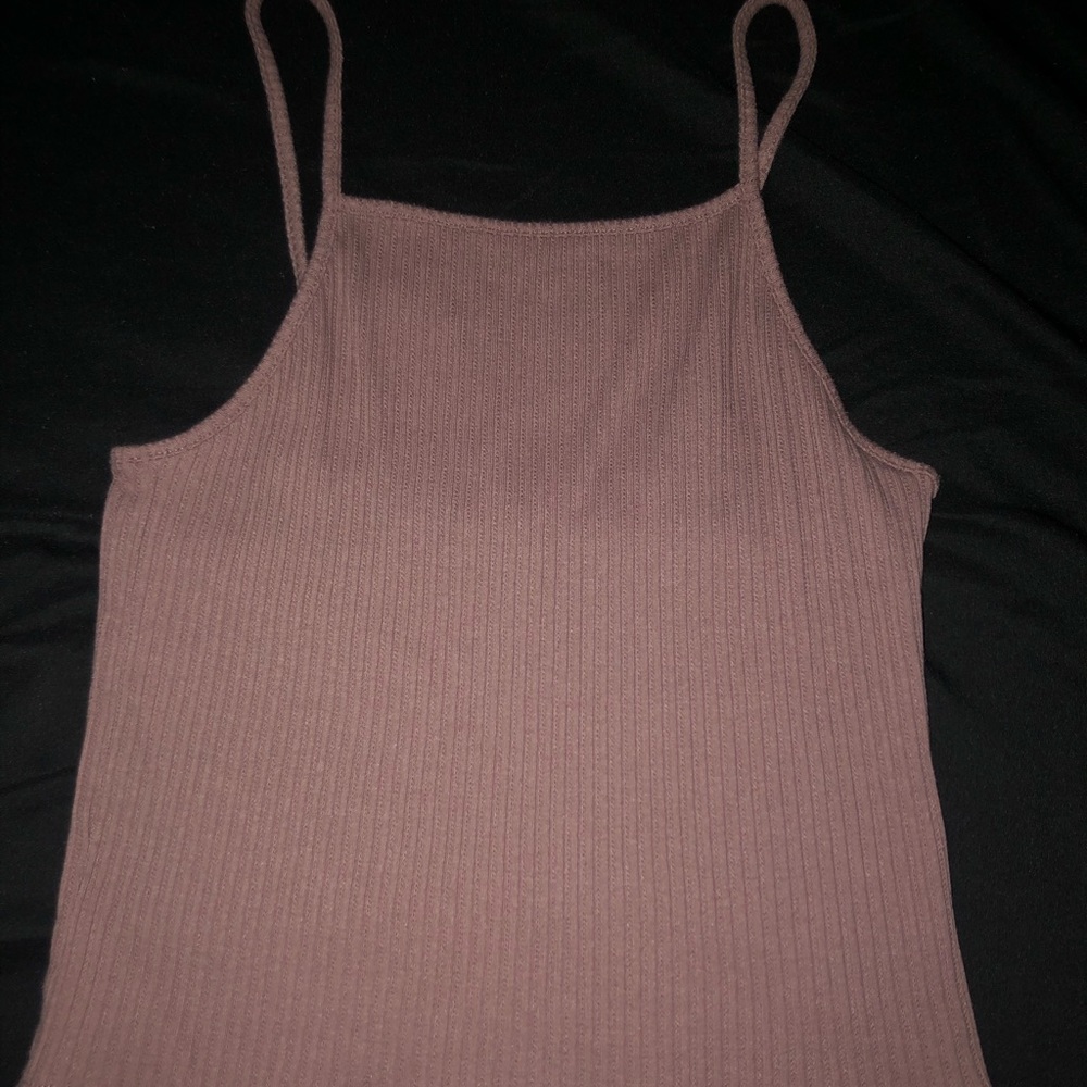 Purple crop top